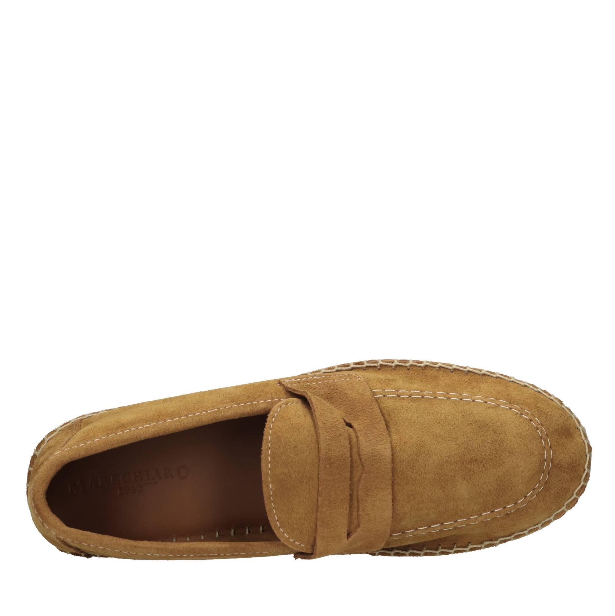 Mocassini espadrillas in camoscio 