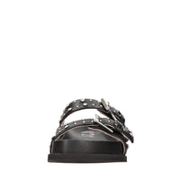 Mules in pelle 