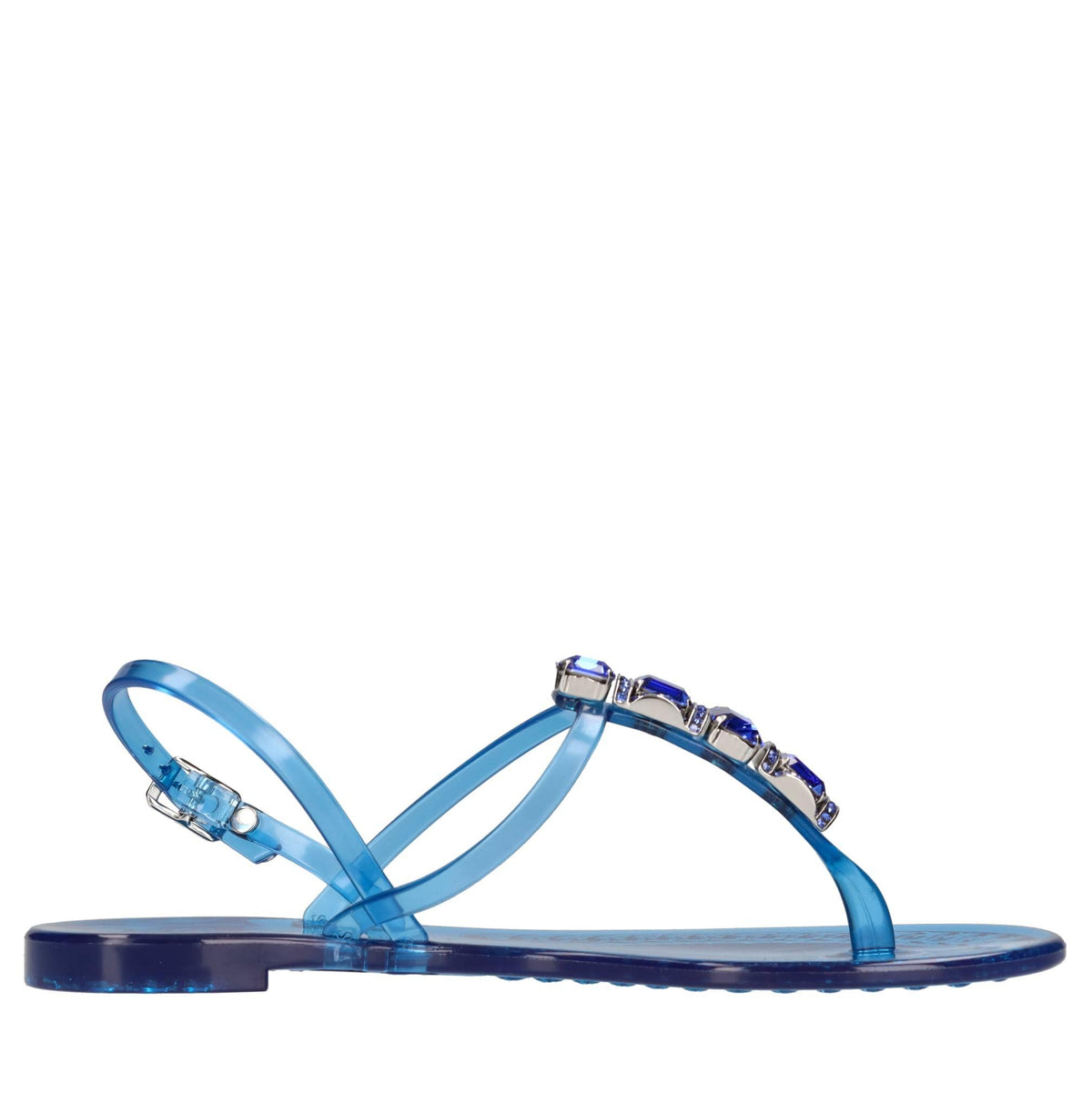Sandali flat Jelly in PVC  e Swarovski 