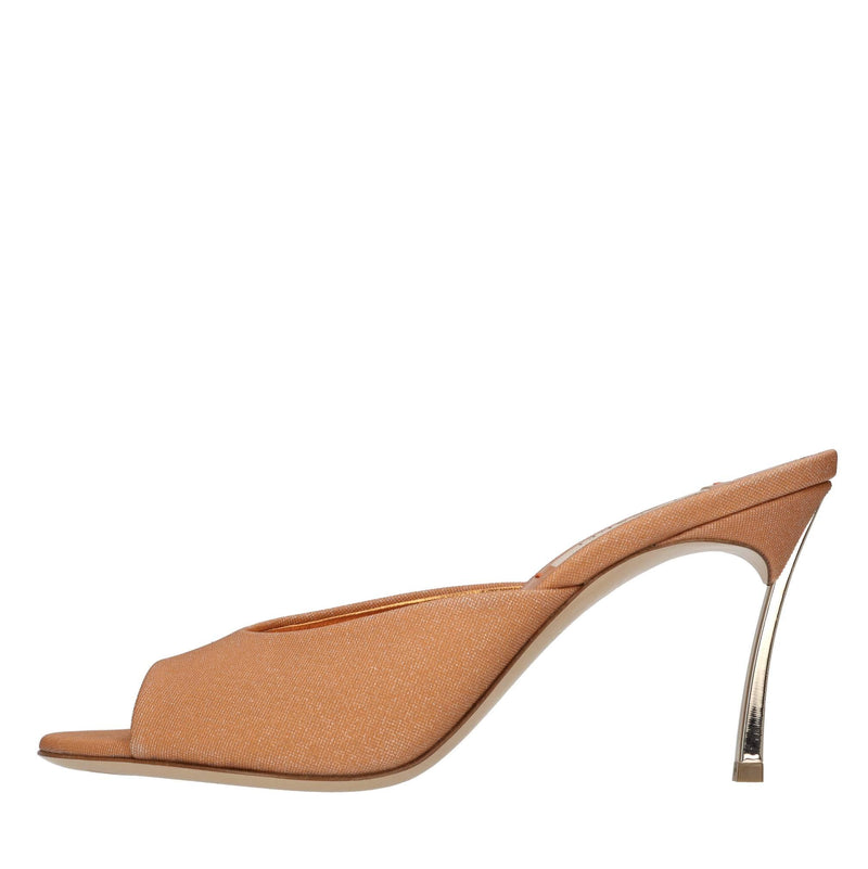 Mules Blade Solar in tessuto con microglitter 