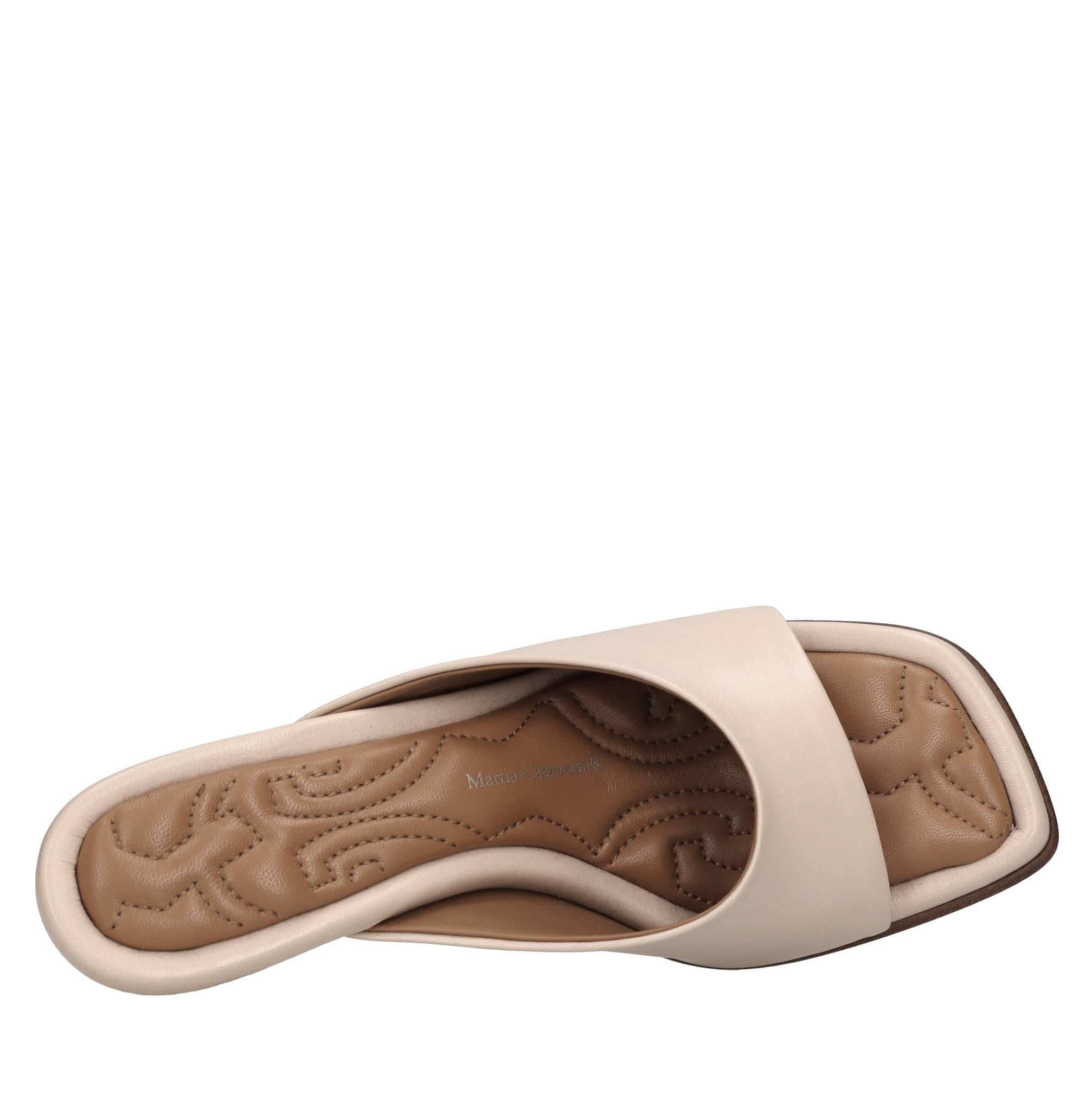 Mules in pelle 