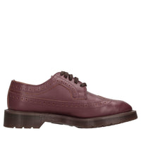 Stringate 3989 in pelle 