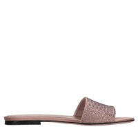 Mules Cassis in raso e strass 