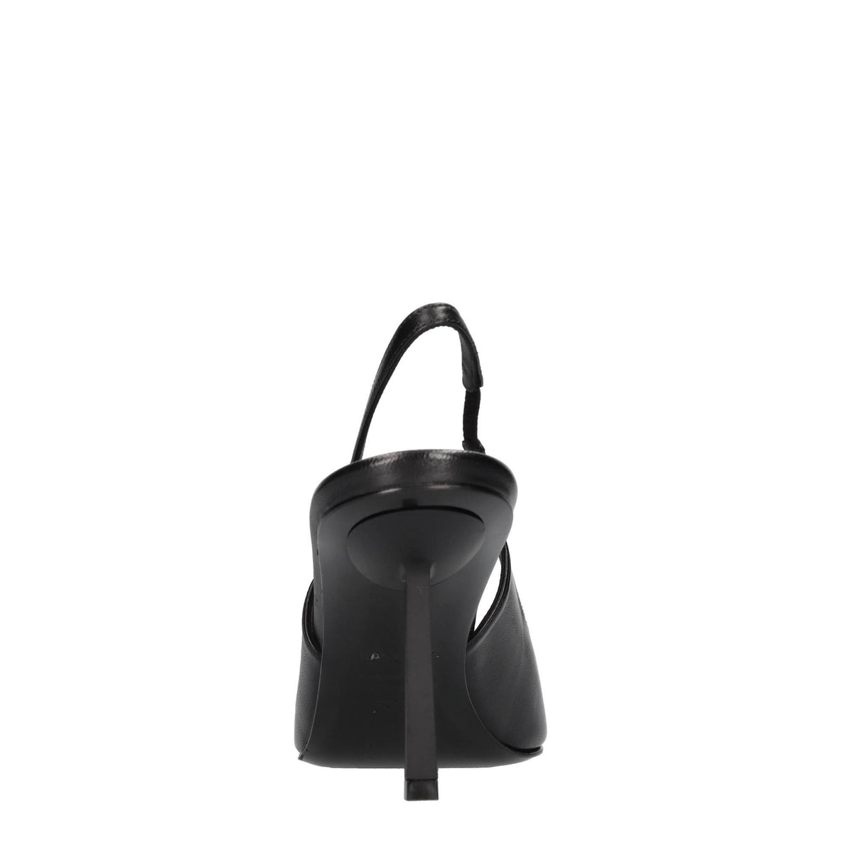 Décolleté slingback in pelle 
