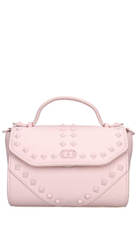 Borsa mini Frivolous in pelle e borchie 