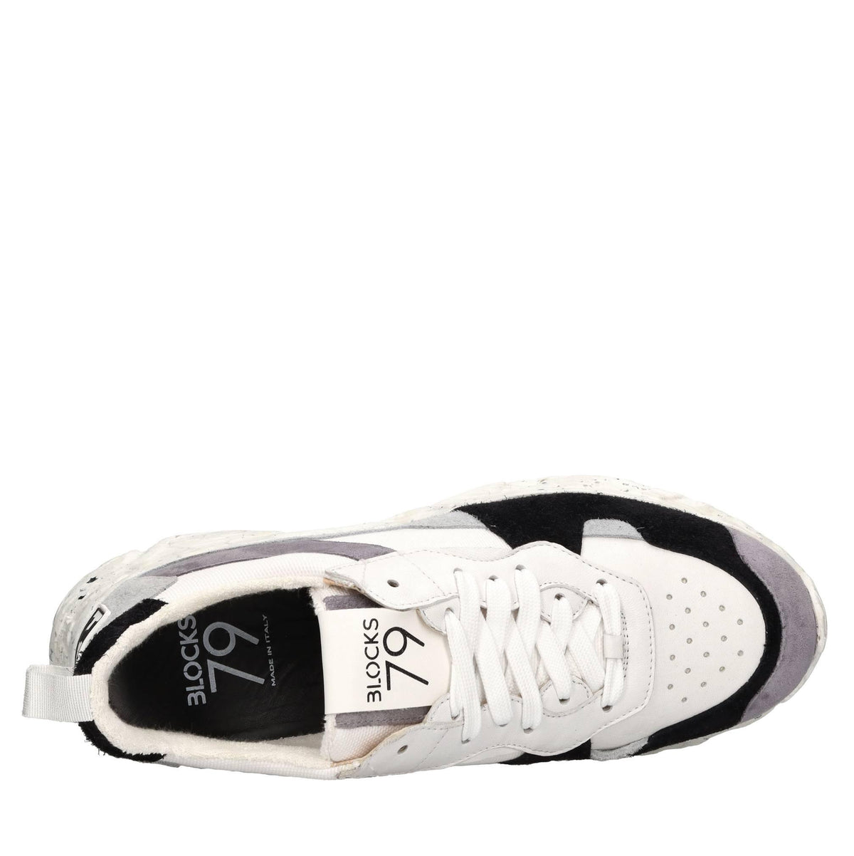 Sneakers in multimateriale 