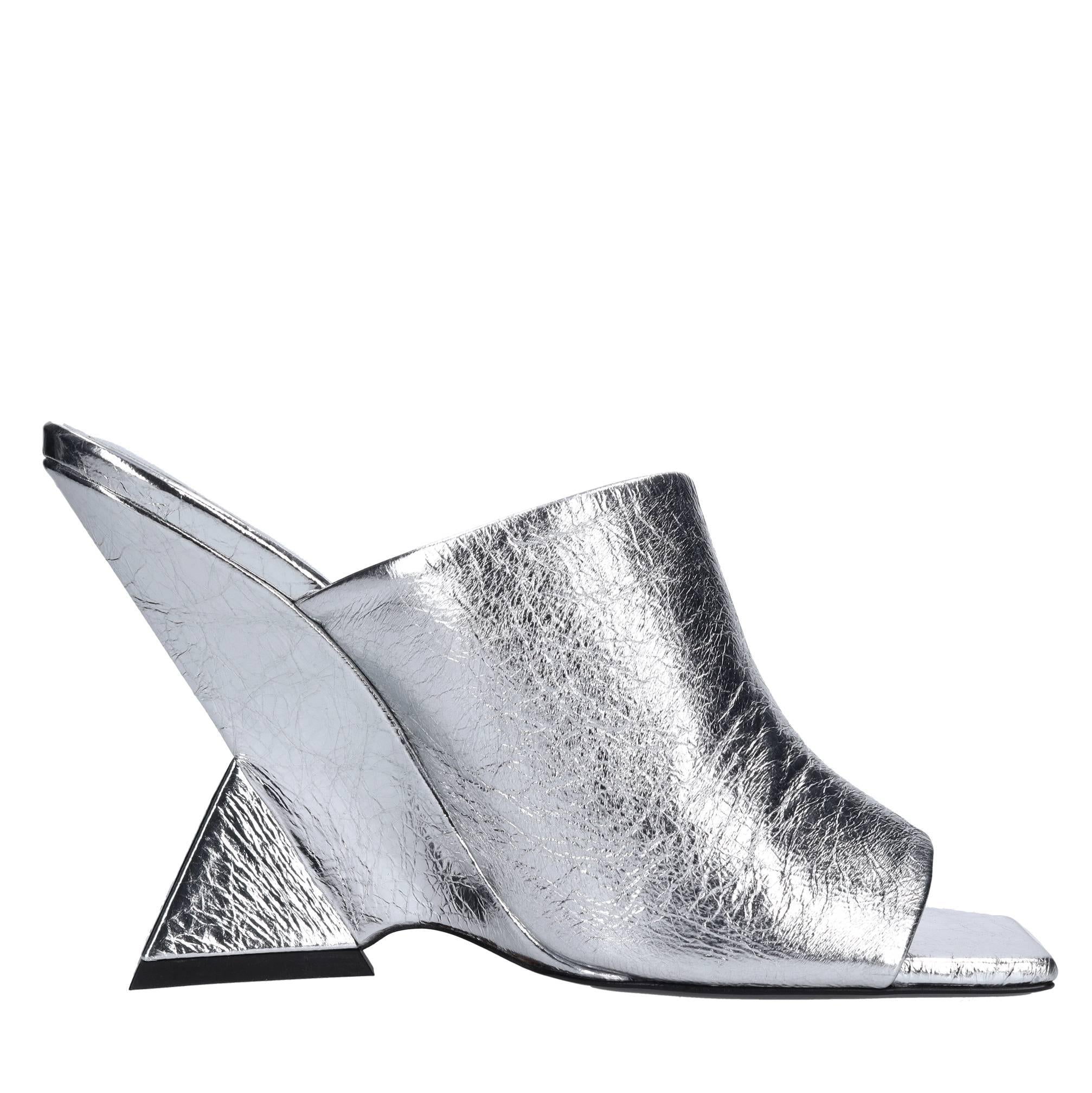 Mules in pelle 