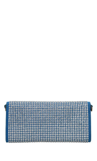 Borsa in ecopelle ecocamoscio e strass 