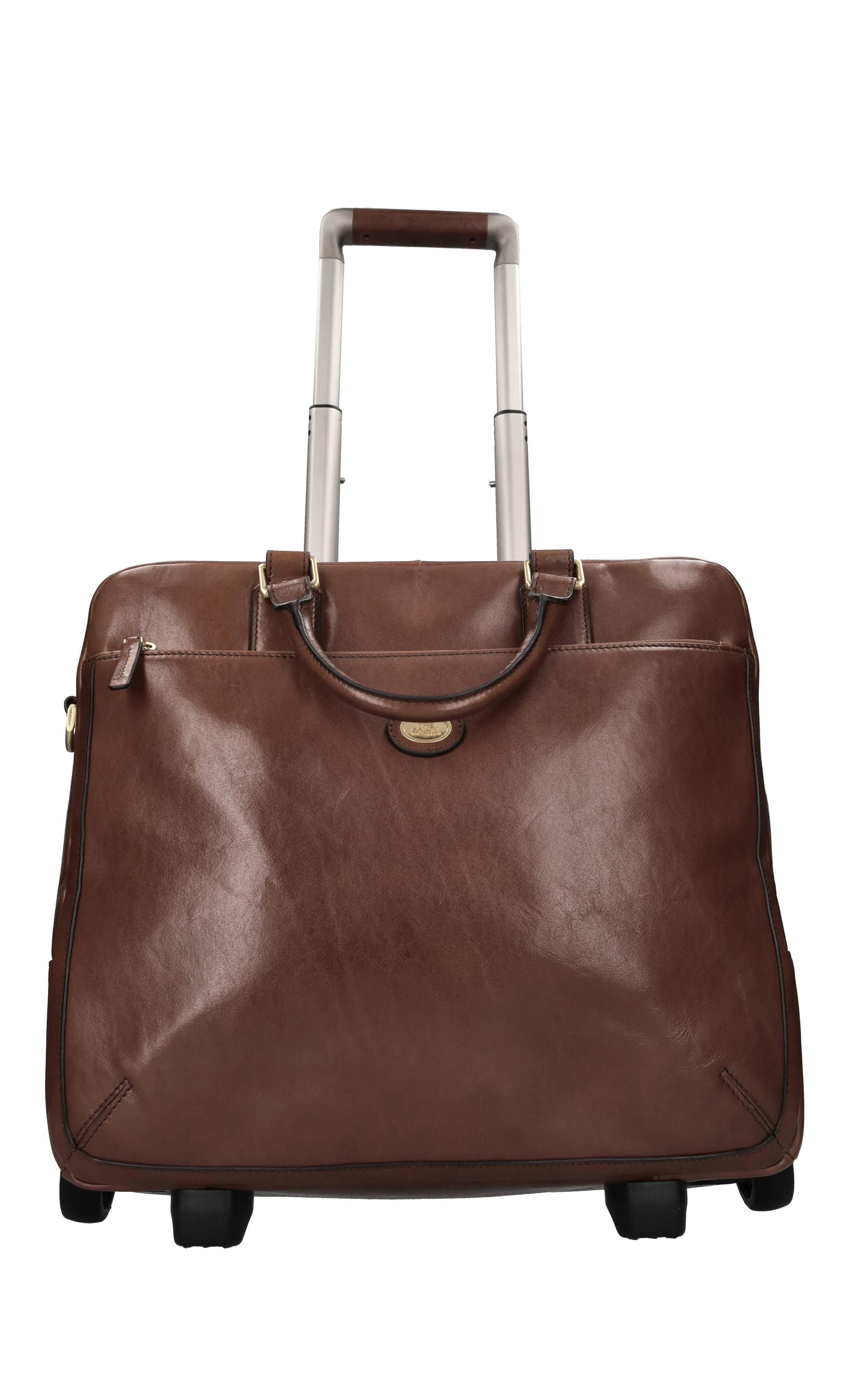 Trolley in pelle 
