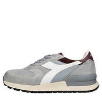 Sneakers in camoscio e tessuto 