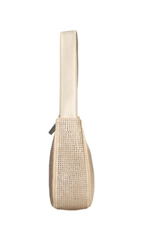 Borsa in tessuto e strass 