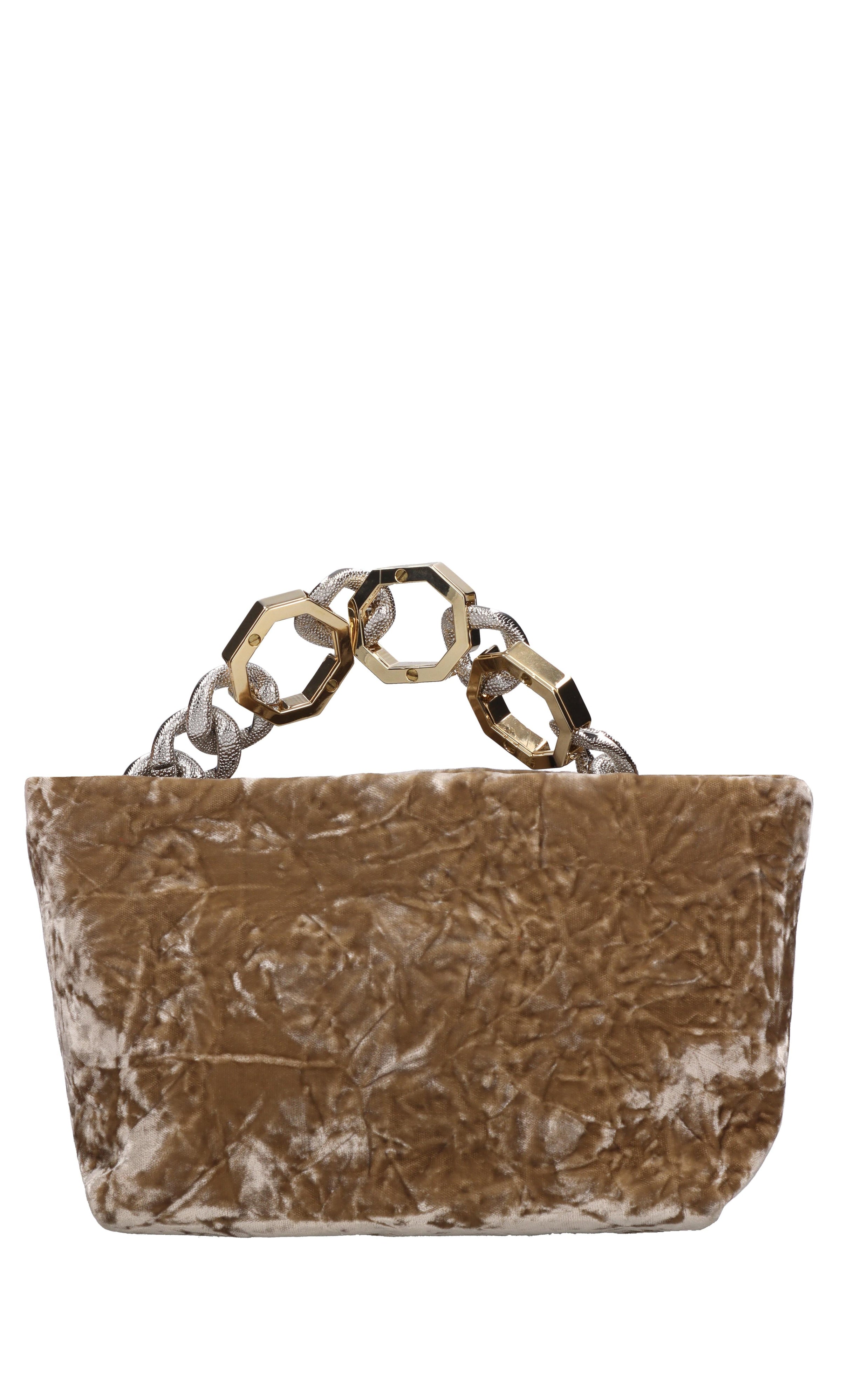Borsa mini Jessye in velluto. 