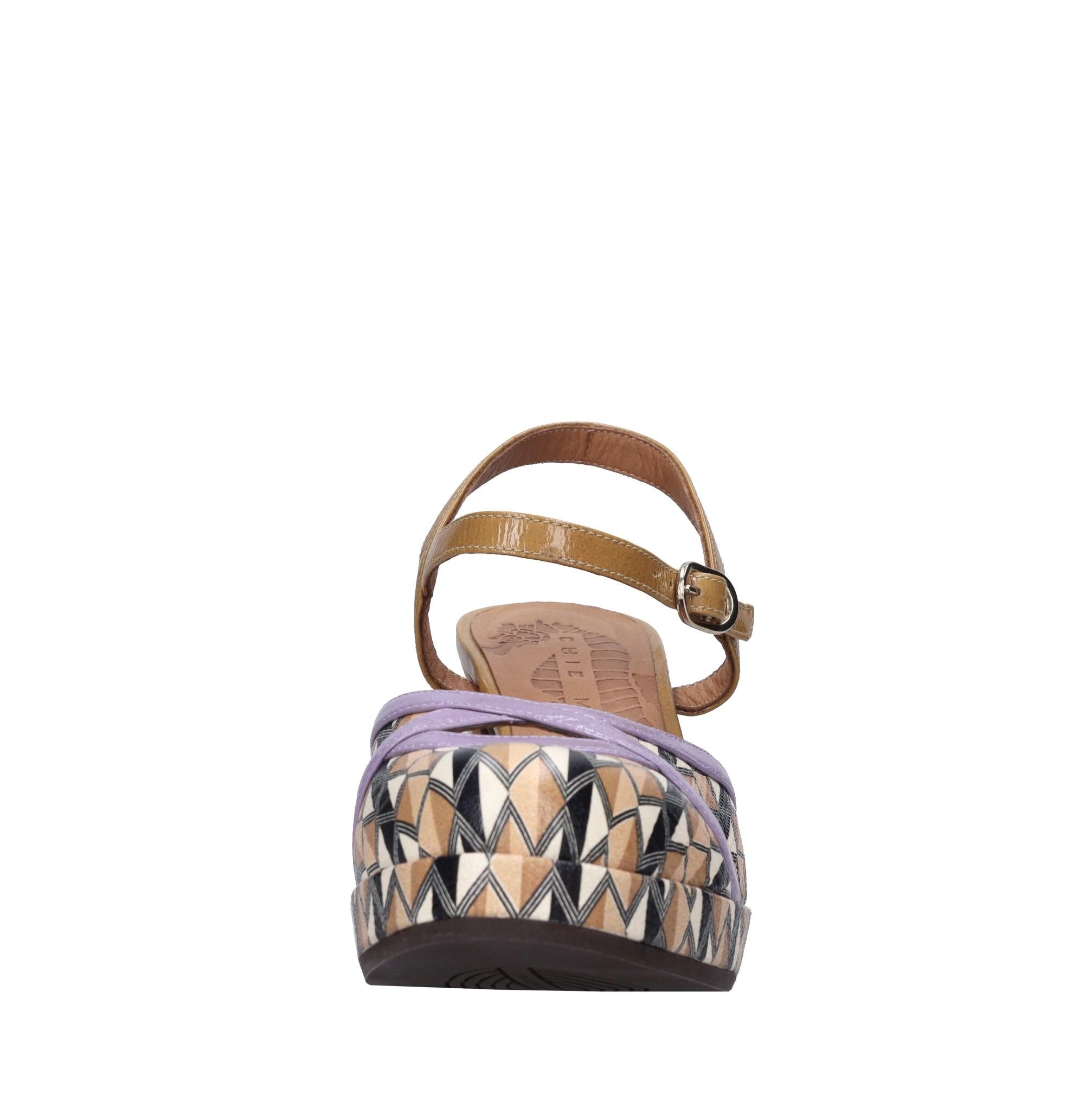 Décolleté slingback in pelle 