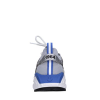 Sneakers in tessuto ed ecopelle 