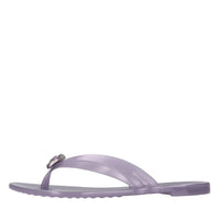 Sandali flat Jelly in PVC e Swarovski 