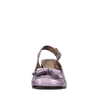 Décolleté slingback in pelle 
