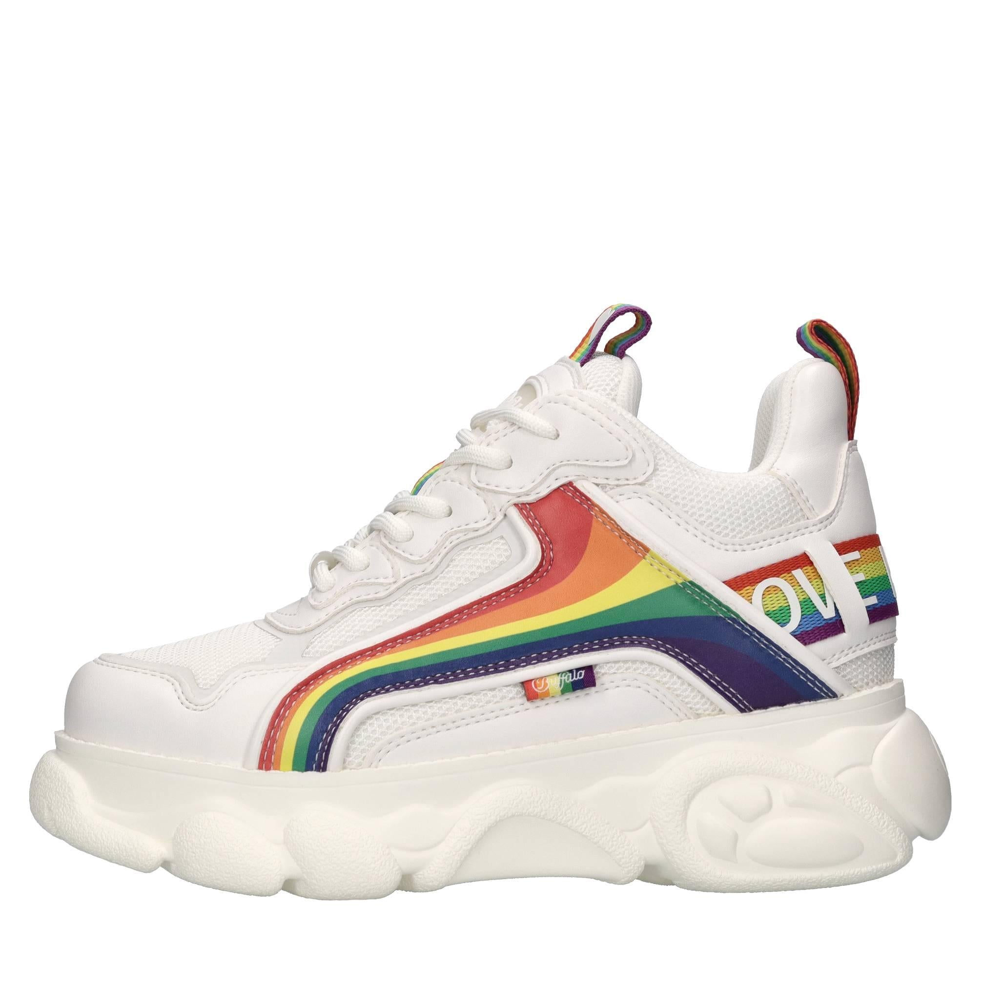 Sneakers in tessuto ed ecopelle 