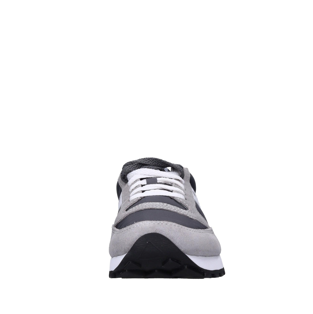 Sneakers in camoscio e tessuto 