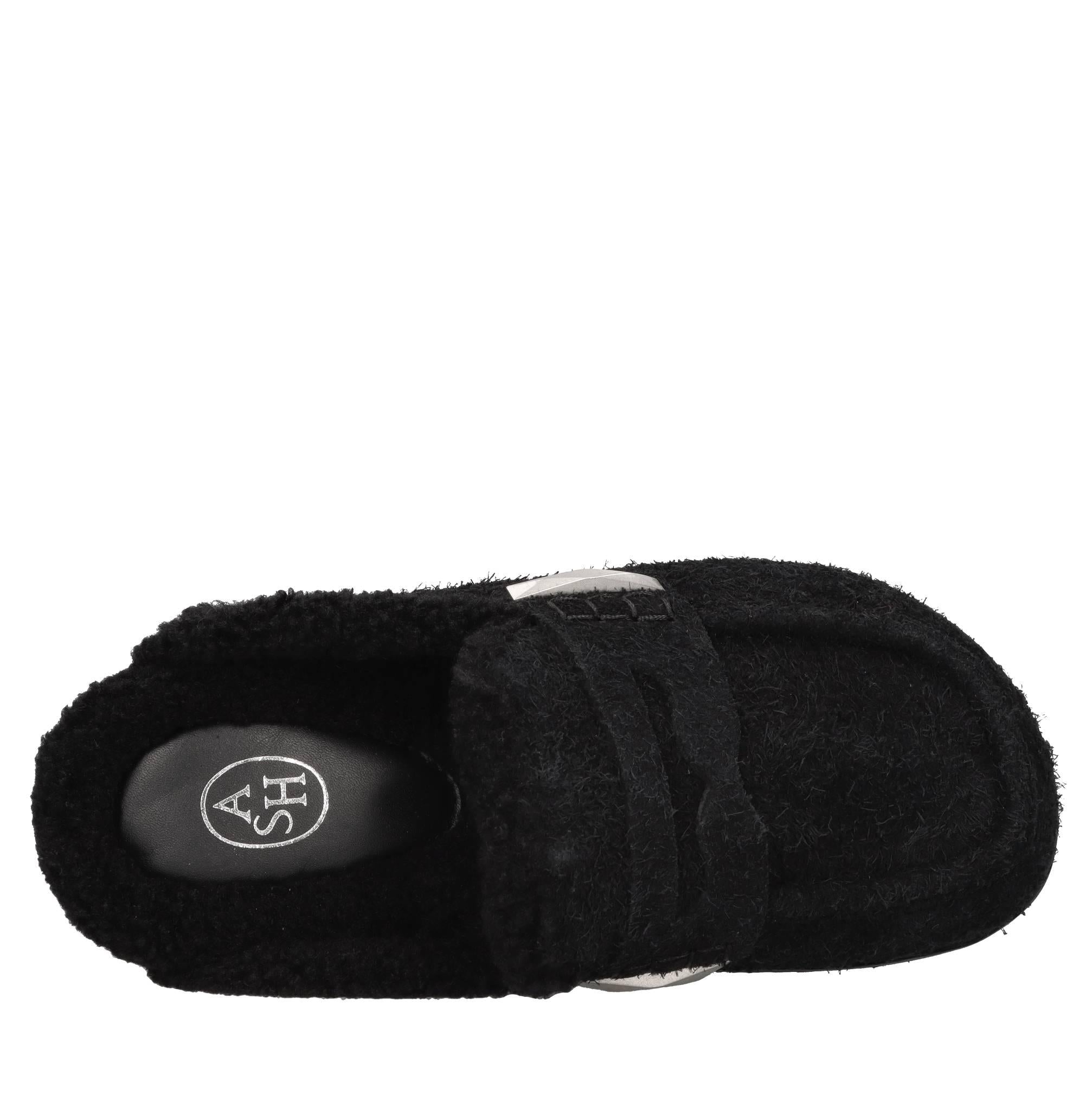 Mules in pelle scamosciata 