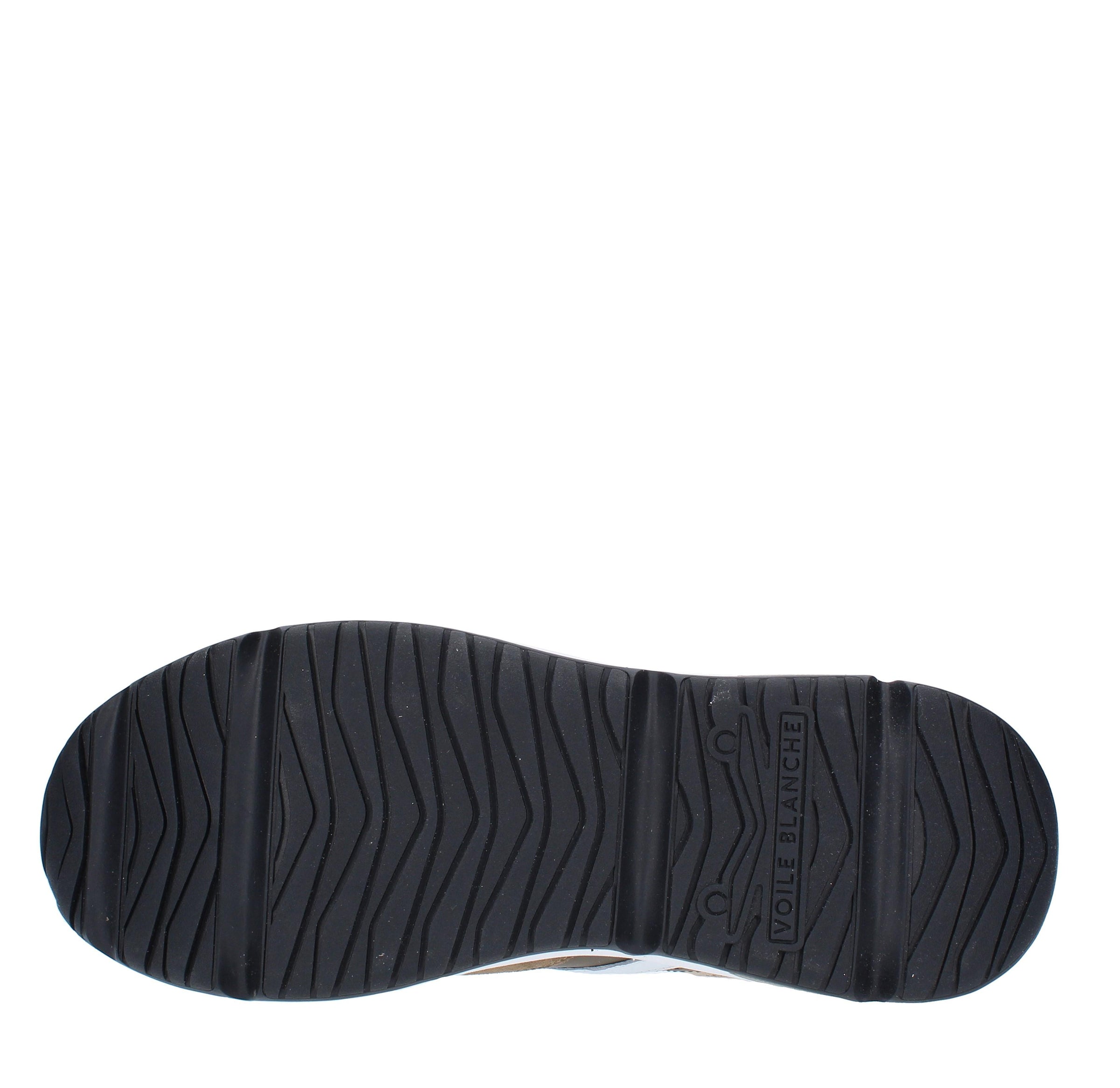 Sneakers VOILE BLANCHE modello JHIMMY in camoscio pelle e tessuto 