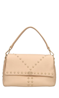 Borsa Frivolous in pelle e borchie 