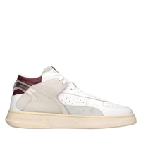 Sneakers modello HIGH COMBO in pelle e camoscio 
