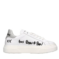 Sneakers in pelle e camoscio 
