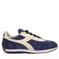 Sneakers modello HERITAGE in tessuto e pelle scamosciata 