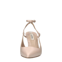 Décolleté slingback in pelle 