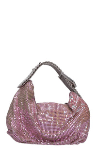 Borsa mini modello jill in maglia metallica 