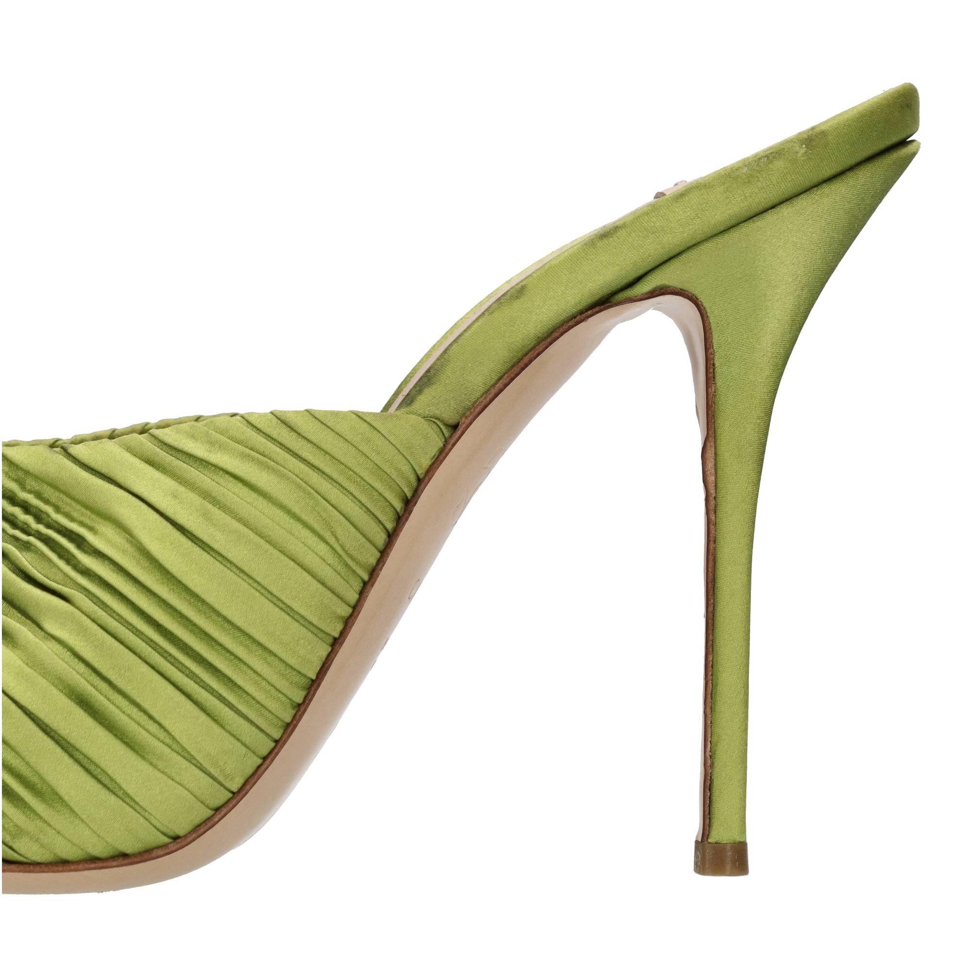 Mules in raso 