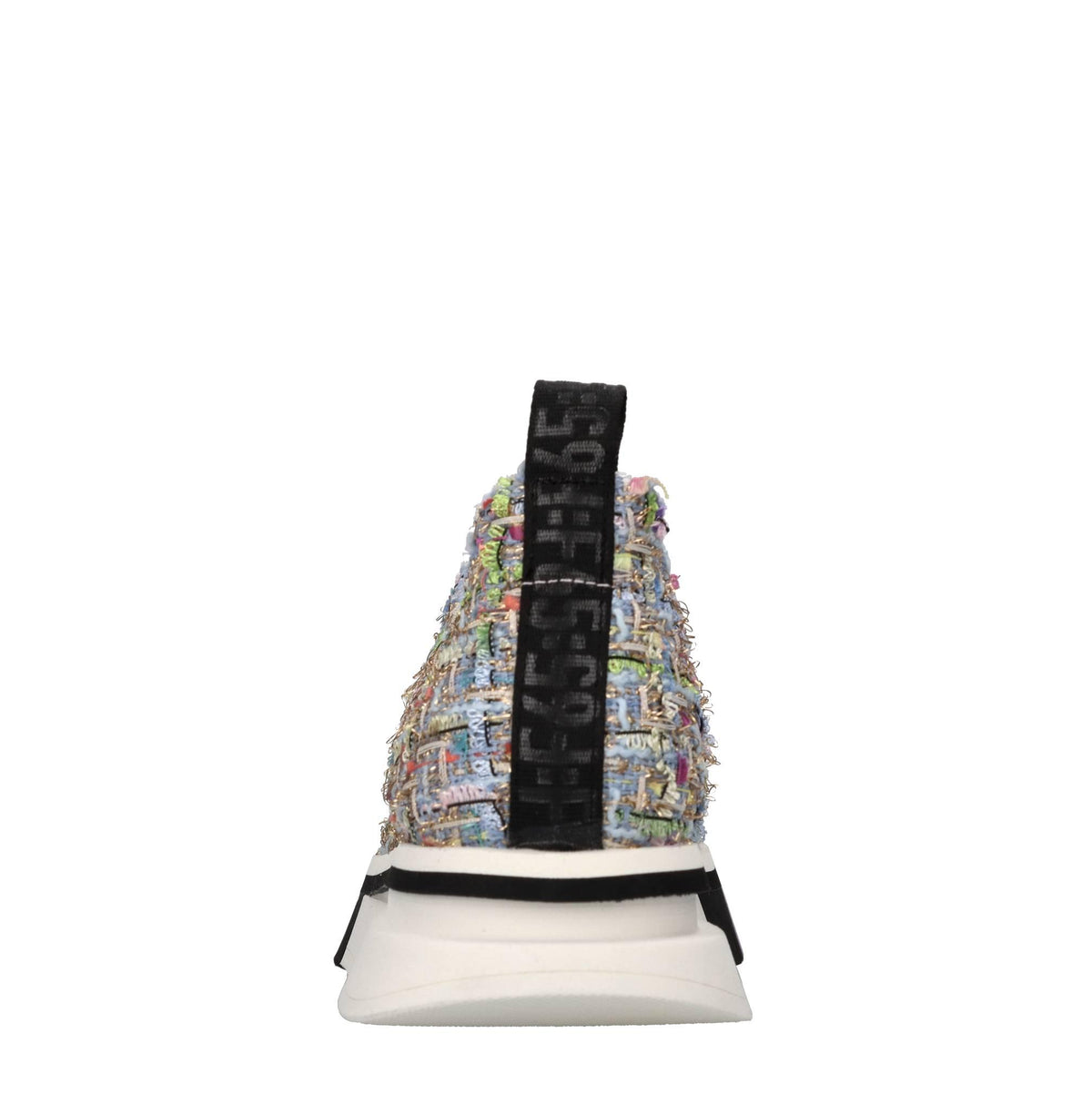 Sneakers in tessuto con inserti in camoscio 