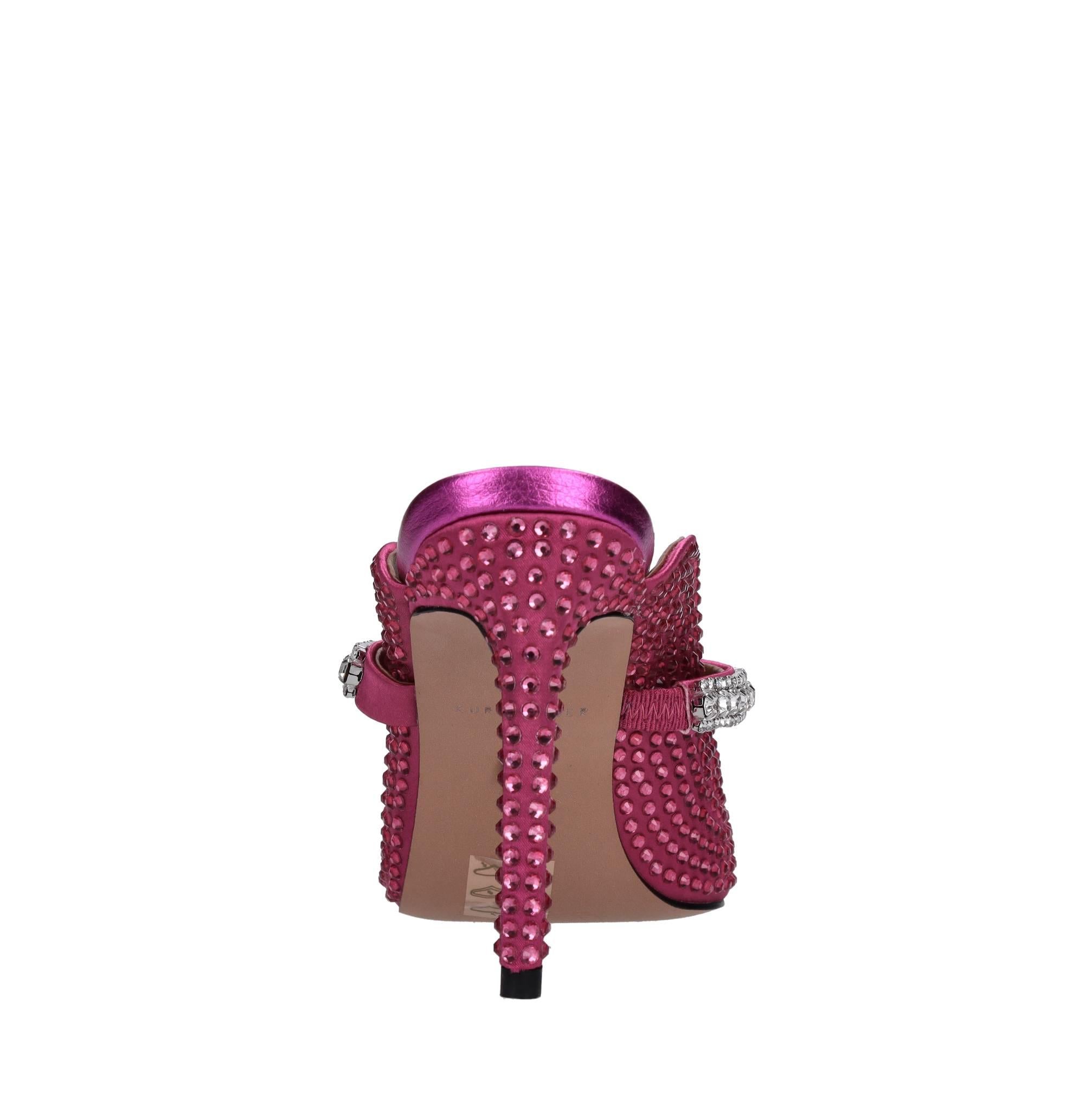 Sabot in raso e strass 