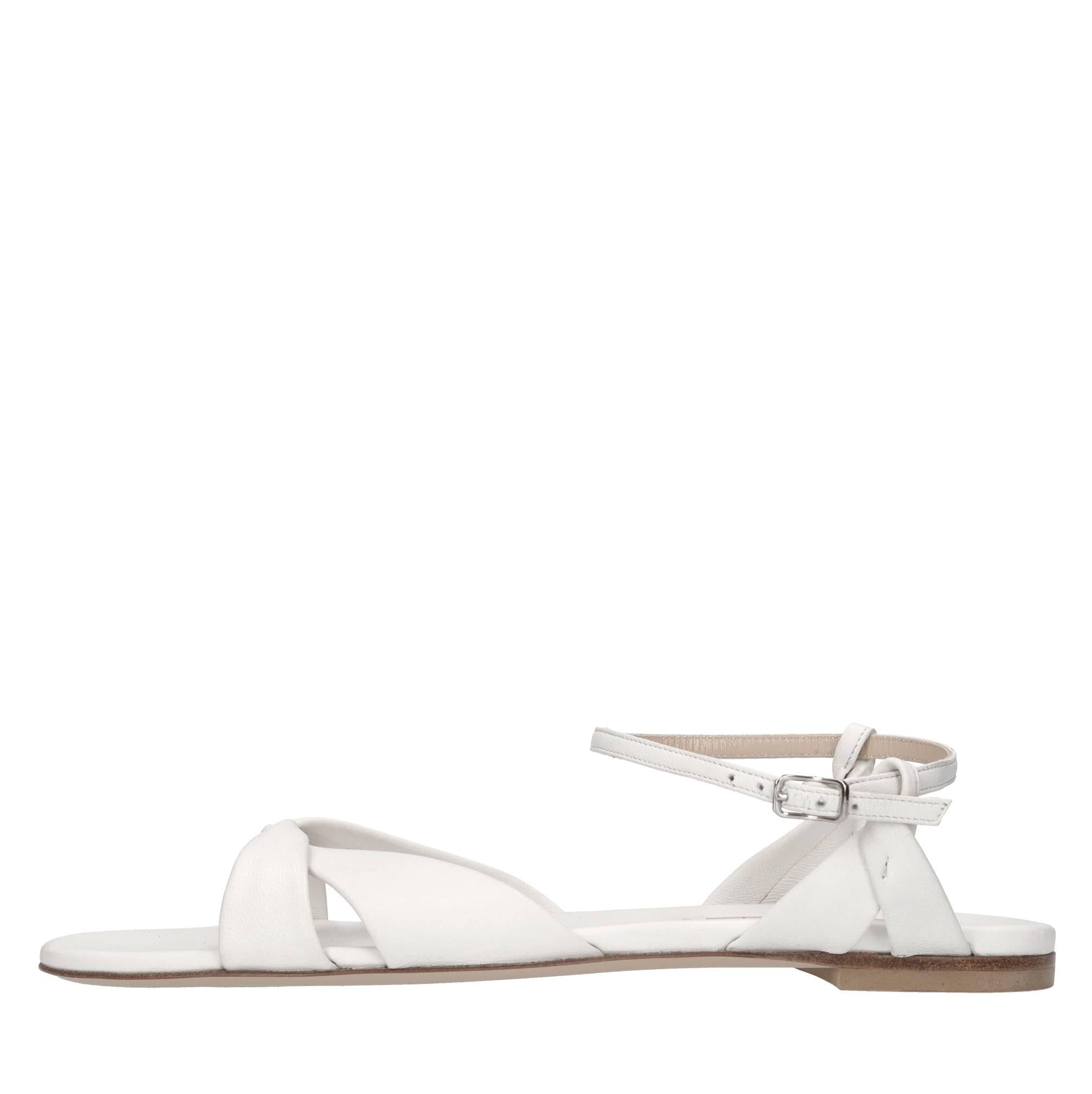 Sandali flat Minorca in pelle 