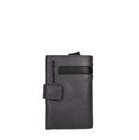 Portafoglio e porta carte di credito in pelle 