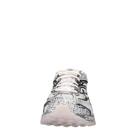 Sneakers in ecopelle e tessuto 
