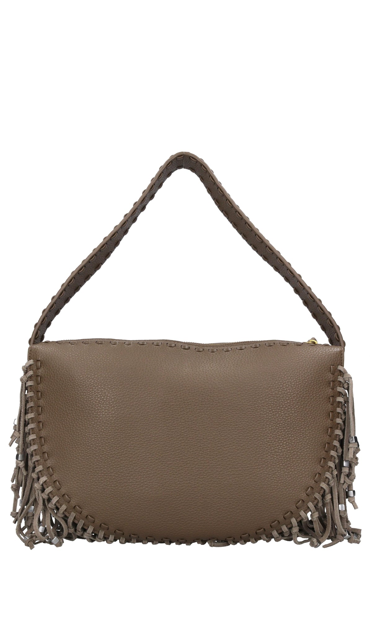 Borsa Jungle Fringe in pelle ed ecopelle 