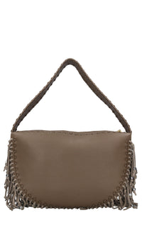 Borsa Jungle Fringe in pelle ed ecopelle 