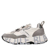 VOILE BLANCHE Sneakers in pelle e tessuto