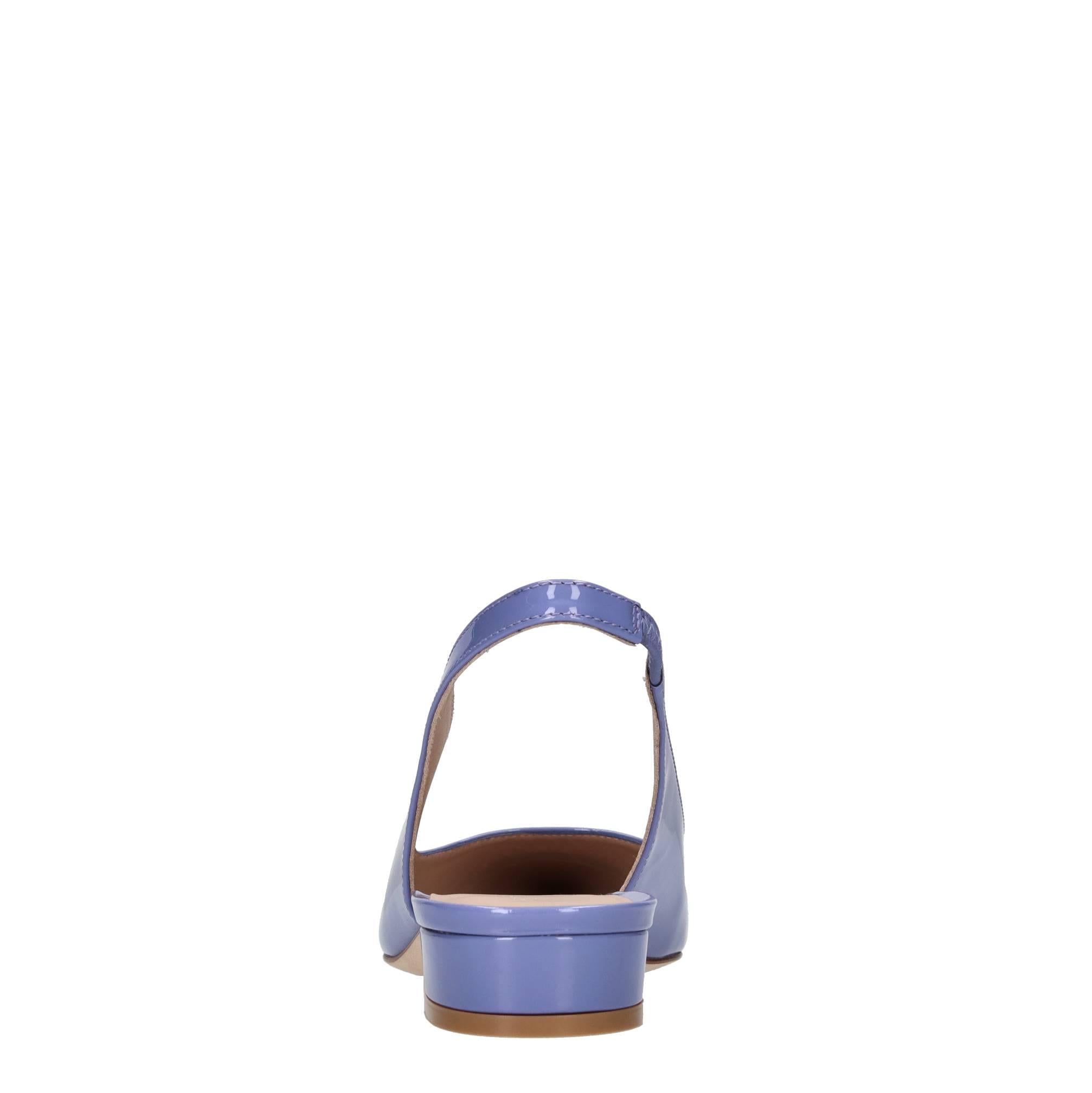 Décolleté slingback in vernice 