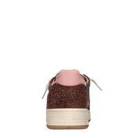 Sneakers in camoscio e pelle 