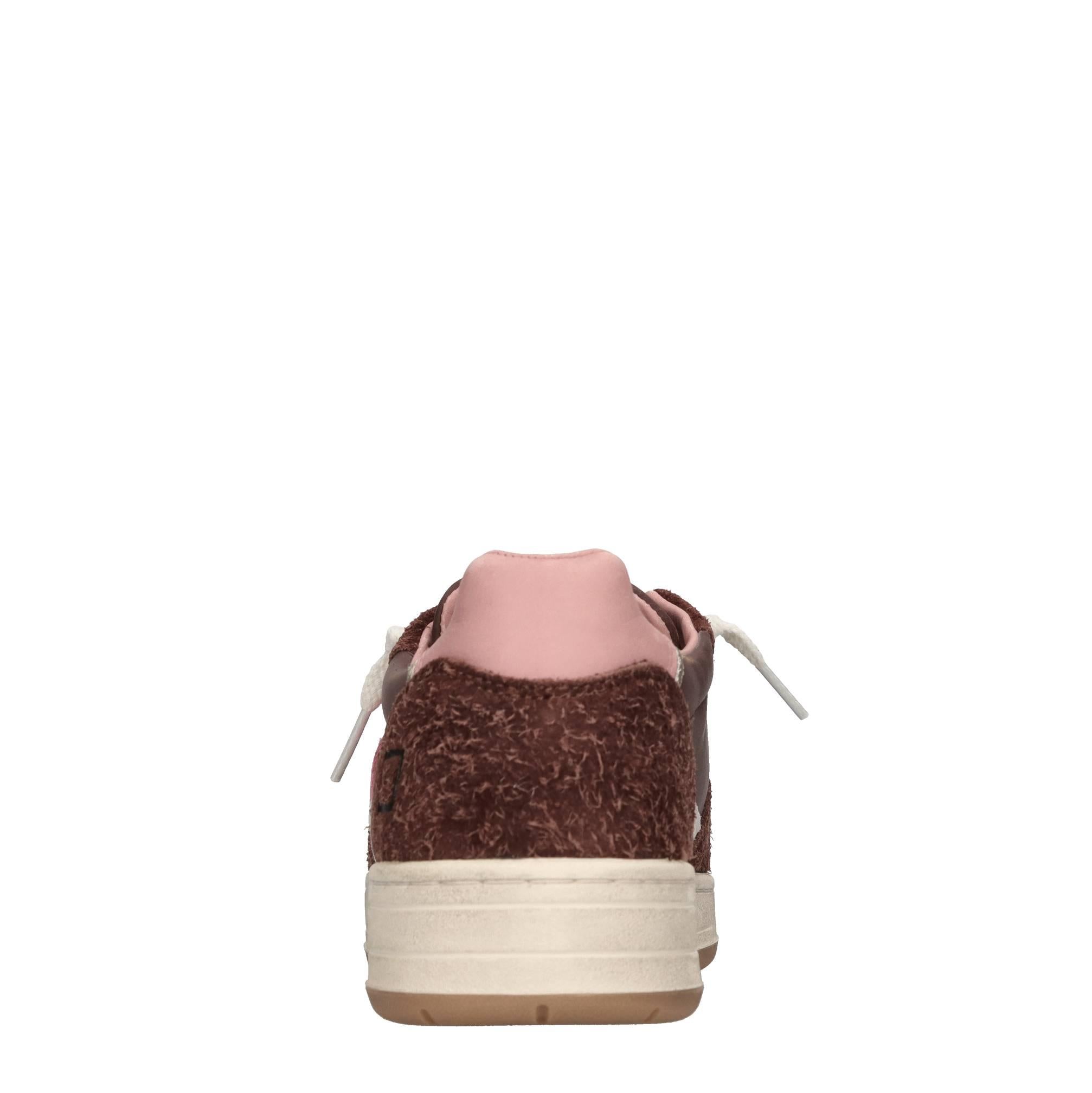 Sneakers in camoscio e pelle 