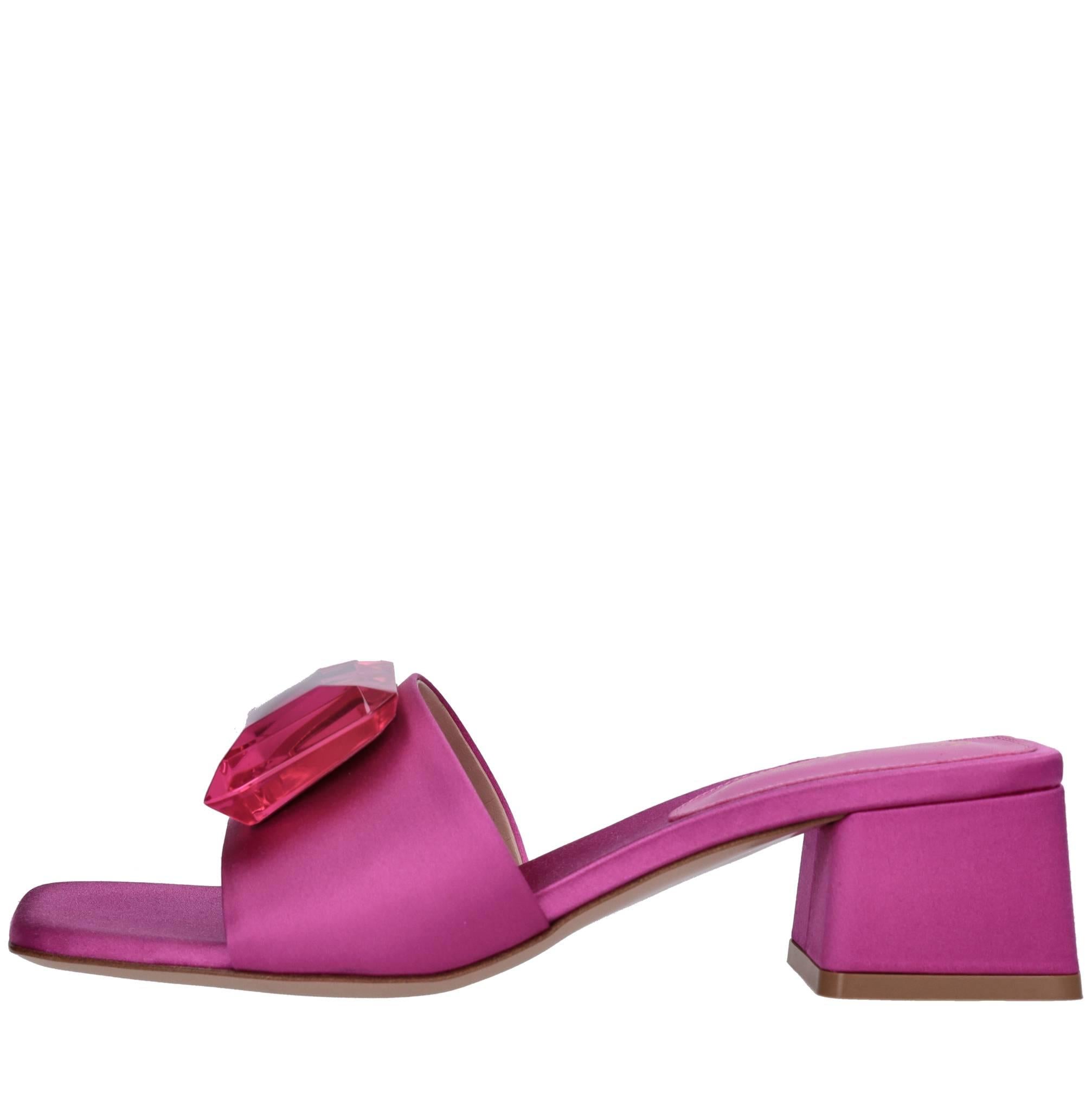 Mules in raso 