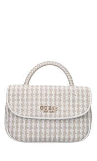 Borsa in ecopelle intrecciata 
