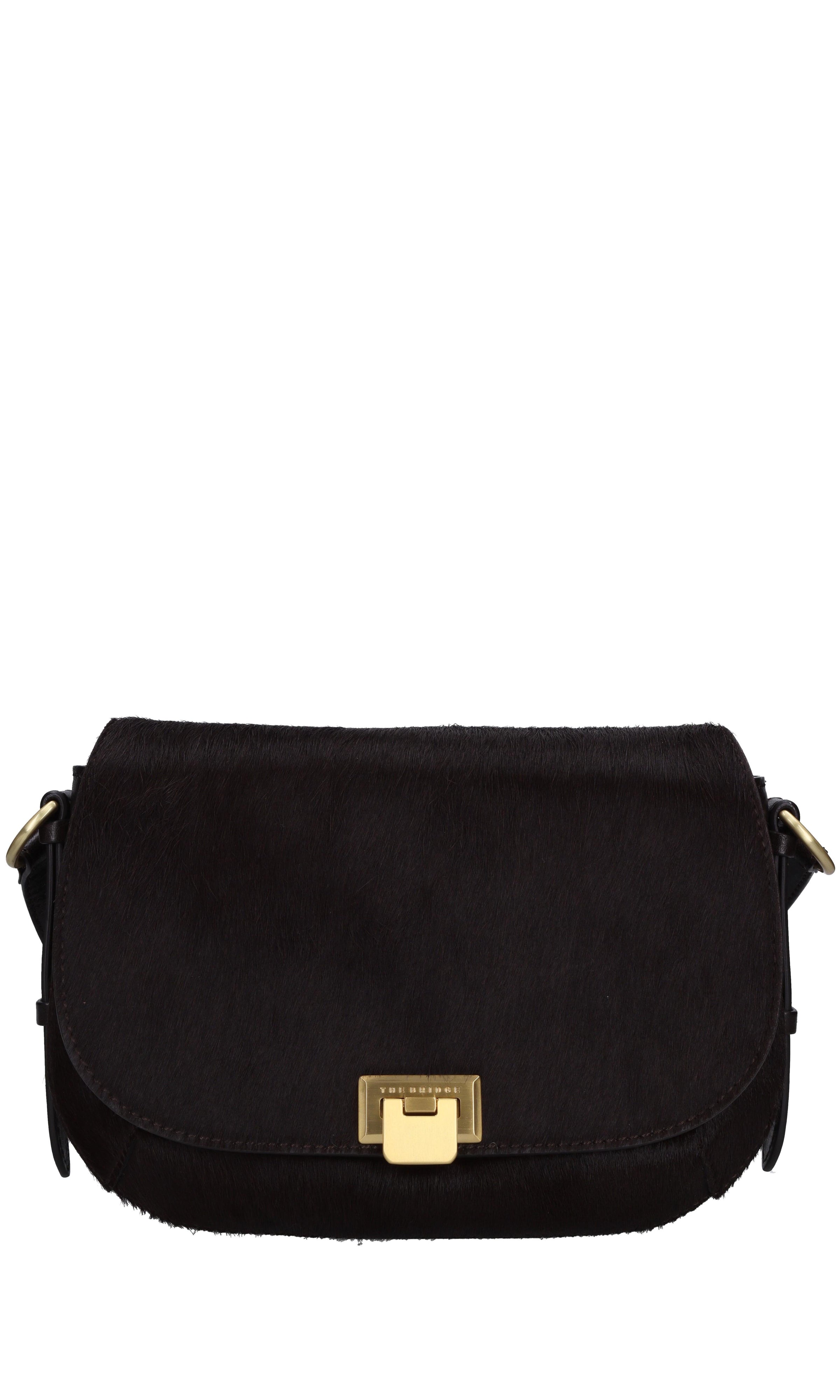 Borsa in pelle bovina effetto cavallino 