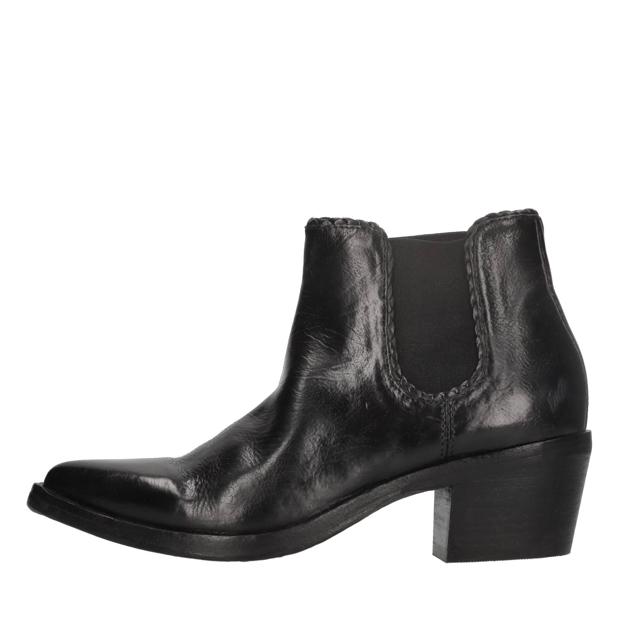 Stivaletti texani in pelle 