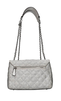 Borsa in ecopelle e rafia 