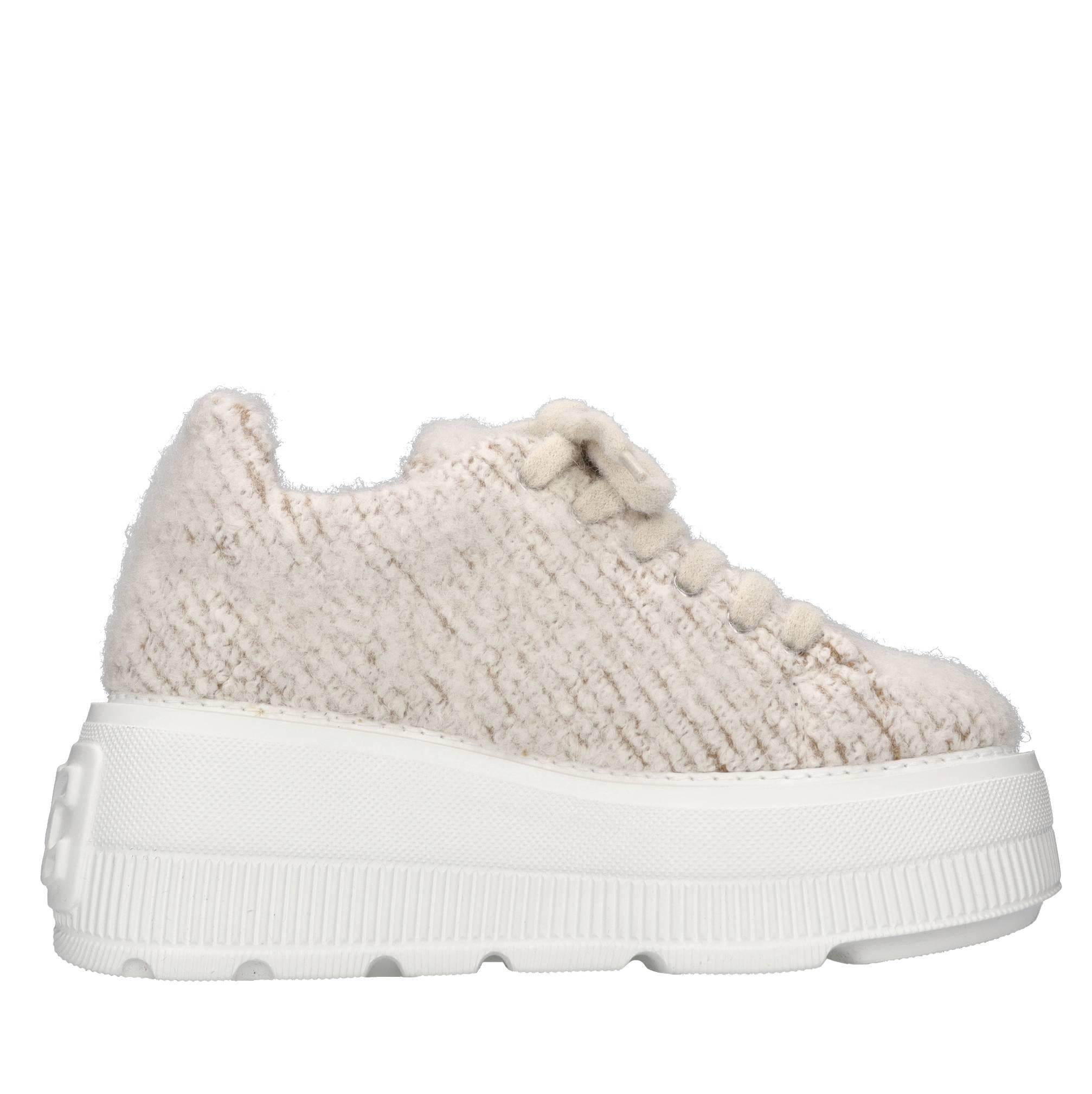 Sneakers modello Homing Nexus in jacquard color natur effetto lanos 