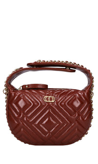 Borsa Night Edition Round in ecopelle 