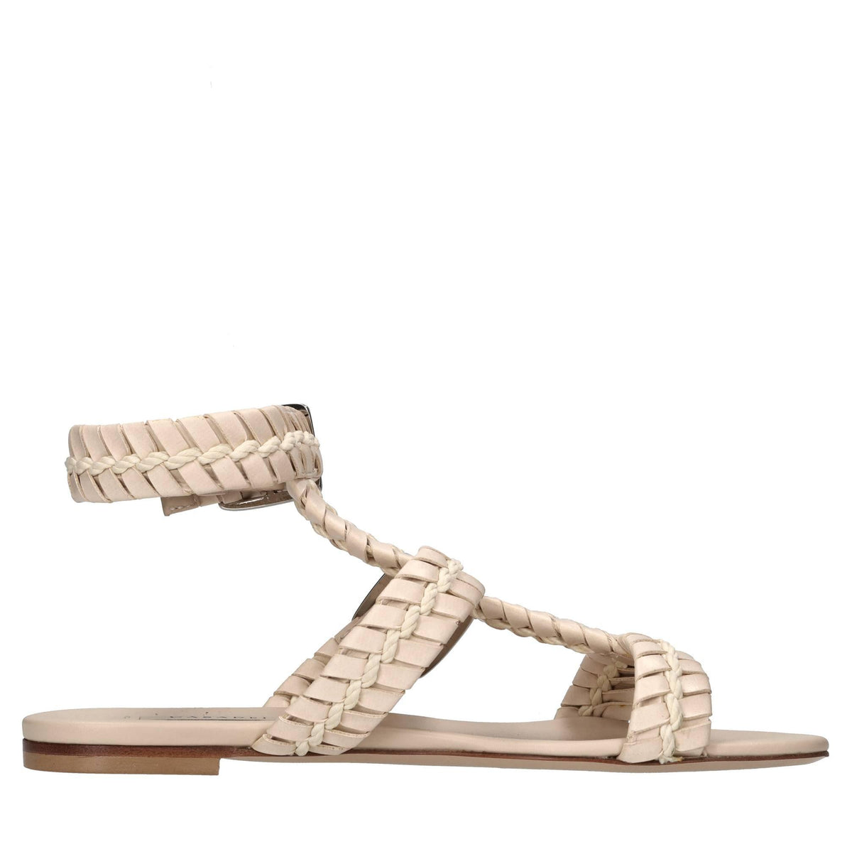 Sandali flat Penelope in pelle 